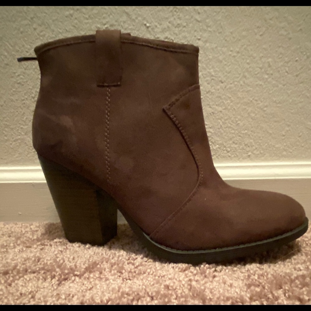 Brown Boots. Brand new, never worn. Size 10